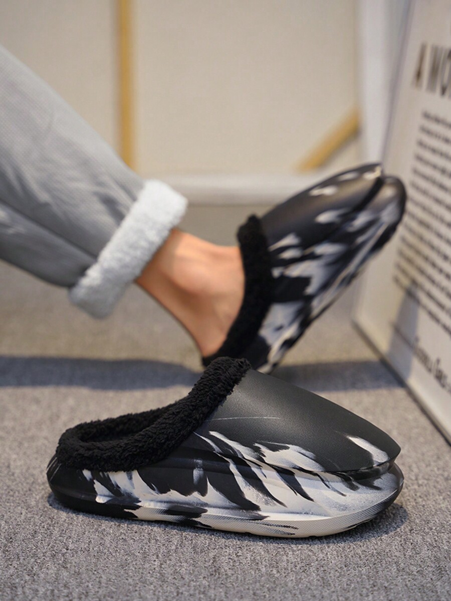 5 Colors Available Warm Coconut Couples Indoor Slippers With Plush