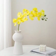 5 件/3 件/1 件人造兰花，9 朵大型逼真蝴蝶兰花茎，经典风格人造兰花花环，装饰丝绸蝴蝶兰，人造花枝适用于客厅家居装饰、酒店婚礼花艺布置、万圣节、中国新年的精美家居装饰，是情人节和母亲节送给女朋友和母亲的绝佳礼物，情人节、生日毕业礼物 - 彩色 - 查看 9