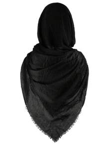 1PC Cosplay Men Women Medieval Pirate Retro Hood Scarf Black Green Wrap Cloak Renaissance Halloween Masquerade Costume Shoulder Cowl Black Cape