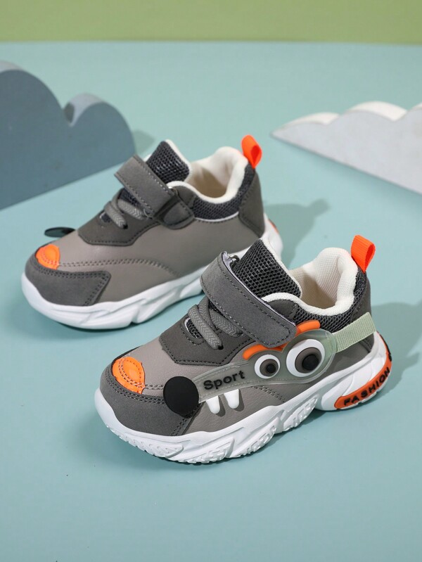 1 Pair Kids Shoes, Waterproof, Lightweight, Cute And Comfortable Boys Athletic Sneakers, Breathable, Shock-Absorbing, Non-Slip, Low-Top, Toddler Shoes, Fashionable For All Seasons