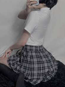 女式 JK 水手制服万圣节服装角色扮演装，性感女学生内衣日式学生可爱装 - 彩色 - 查看 5