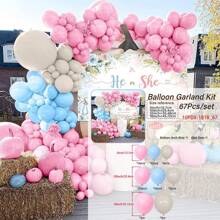 节日装饰乳胶气球拱门套件、婚礼装饰、求婚装饰、订婚装饰、生日派对装饰、节日庆典装饰、性别揭示装饰、新娘礼物派对装饰、森林主题婚礼装饰、成人仪式装饰、乔迁装饰、单身派对装饰、复兴节装饰、感恩节装饰、派对装饰用品 - 彩色 - 查看 4