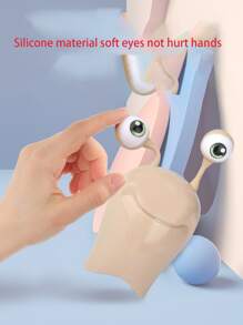 RUNQI Electric Rocking Snail Toy, Children Hermit Crab Multidirectional Lamp With Light, Music And Projection, Colorful Educational Toy