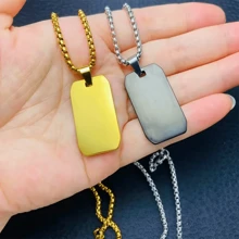 Collar de acero inoxidable personalizado con foto - Colgante con retrato grabado personalizado, perfecto para regalos del Día de la Madre y Navidad