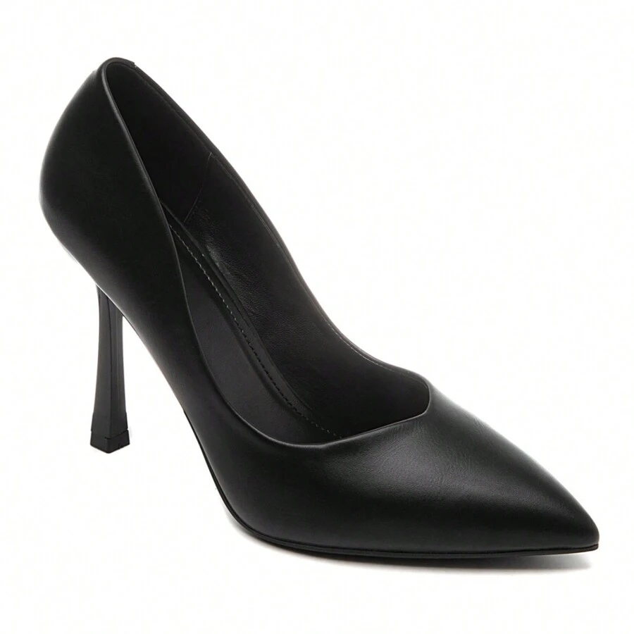 Women Daily Party Fashionable Patent High Heel Pumps - Black - View 1