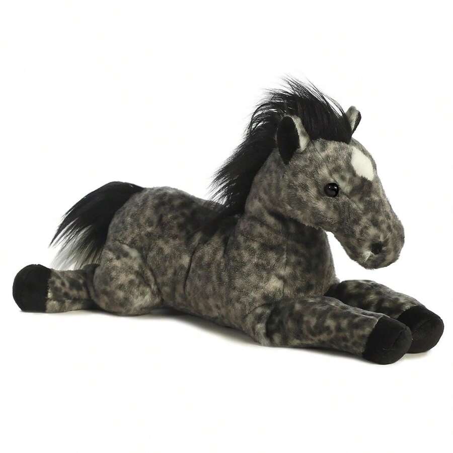 Aurora® Flopsie™ Jack The Grey Horse 12 Inch Stuffed Animal Plush