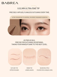 babrea 0.6毫升基础眼线笔，适合日常使用 - 02黑色 - 查看 2