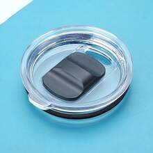 MEFENY 2 piezas Tapas de repuesto de vaso de cristal, plástico duradero, se ajusta a termos de viaje de 20 oz/30 oz, Tapa de cierre de botella de agua, tapa de repuesto ,sello a prueba de fugas, accesorios para bebidas transparentes, aptos para lavavajillas, para uso doméstico y en el automóvil, tapas de repuesto plásticas a prueba de salpicaduras y a prueba de derrames para tazas de tumbler delgadas, Útiles escolares - 20oz - Ver 10