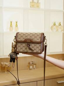 Modische Jacquard Muster Tragetasche für Frauen, Umhängetasche mit großer Kapazität, lässige hochwertige Handtasche für den Arbeitsweg, neue Damen Umhängetasche 2024