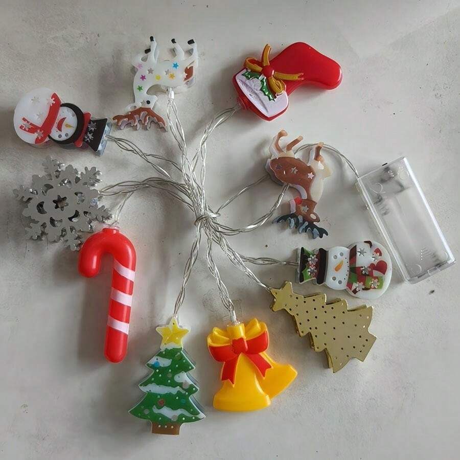 1pc/Charming LED Christmas Light String Santa Claus, Snowman, Etc