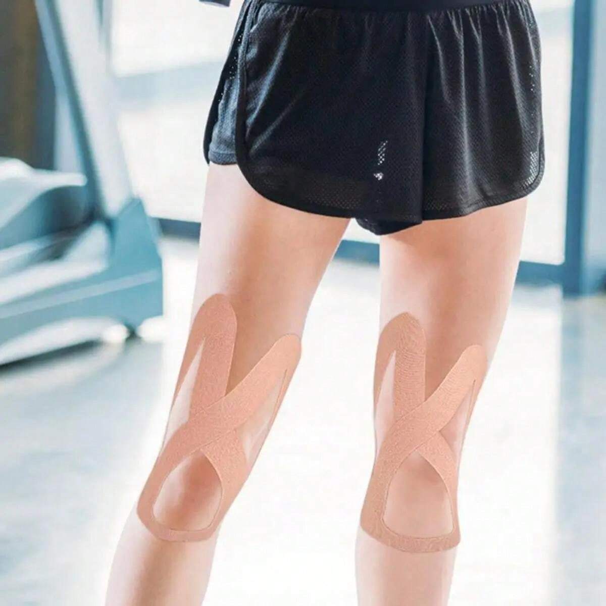 Quick Easy Knee Taping Kinesiology Tape For Knee Pre Cut Adhesive