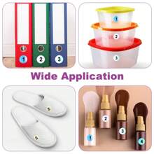 10 Blatt Zahlenaufkleber (Zahlen 1-1000), selbstklebende Laser-Aufkleber, wasserdicht, rund, zum Organisieren von Nagellackflaschen, Nagelmuster-Sticks, Lippenstift-Aufbewahrung