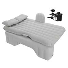 VG Plus Inflatable Car Bed Mattress With Electric Pump - 灰色 - 查看 1