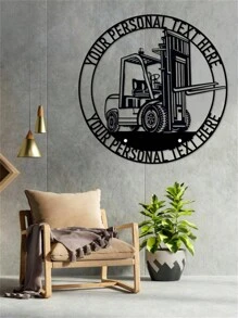 Une signalisation métallique personnalisée en fer forgé pour la machinerie lourde, un cadeau de décoration murale personnalisé pour un travailleur de la construction, un anniversaire spécial, un amateur de machinerie, une décoration d'usine ou de garage, à offrir pour un anniversaire, la fête des pères, à son petit ami ou son père, pour répondre à l'amour des hommes pour la machinerie lourde