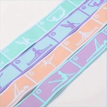 1pc Multi-Functional Yoga & Pilates Resistance Band, Portable Flexibility & Strength Training Tool Suitable For Beginners, Home Workout, Dance And Travel, Durable Polyester Material, Yoga Exercise, Adjustable Stretch Strap, Elastic Yoga Stretch Band, Physical Therapy Elastic Band, Stretch Dance Elastic Band