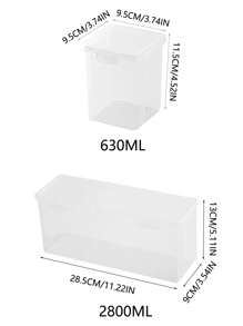 Hộp đựng đồ lót đa năng, hộp đựng đồ lót, tất, hộp đựng đồ lót, tất, hộp đựng đồ lót, tất, trong suốt, dung tích lớn, chống ẩm - trong suốt - Xem 13