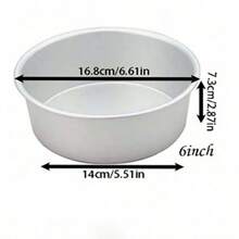 1 pezzo Stampo per torta chiffon antiaderente, multisize, in lega di alluminio, facile da sformare, adatto per raduni in famiglia e con amici
