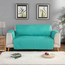 1/2/3 Seater Sofa Slipcover Quilted Sofa Couch Cover Furniture Protector Mat Non Slip For Dog Pet Kid - 薄荷綠 - 查看 2