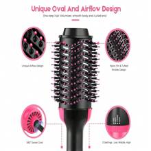 One Step Hot Air Electric Hair Dryer And Straightener Brush - 查看 5