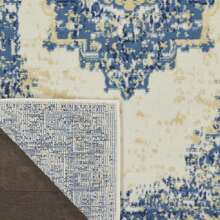 Rug Marketplace Grafix 2'3" X 10' White Vintage Indoor Rug - trắng - Xem 2