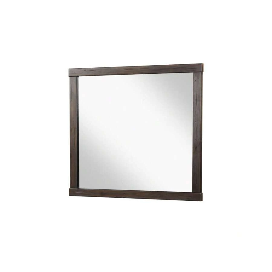FKZNPJ Square Mirror With Knotty Oak SHEIN USA