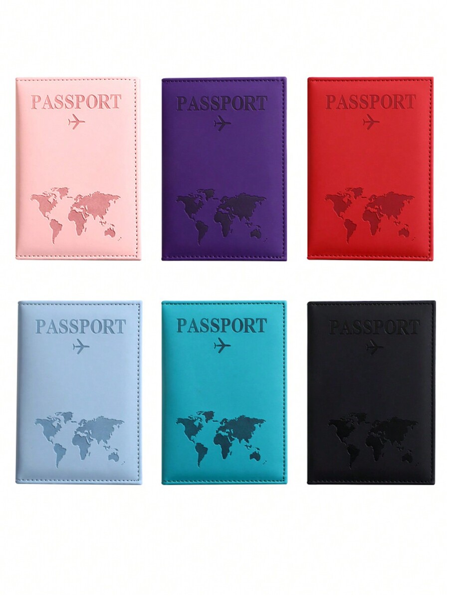 1pc New Passport Cover, PU Leather Passport Holder, Ticket Folder