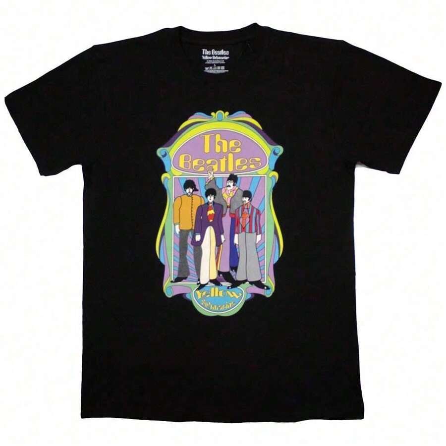 Hey Rusty The Beatles Official Band TShirt Yellow Submarine Sub