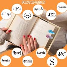 Custom Pvc Magnetic Bookmarks, Personalized Magnetic Bookmarks, Custom 3d Printed Pvc Fun Bookmark Holder, Suitable For Book Lovers, Women, Children, Christmas, Thanksgiving, Handmade Gifts Back To School