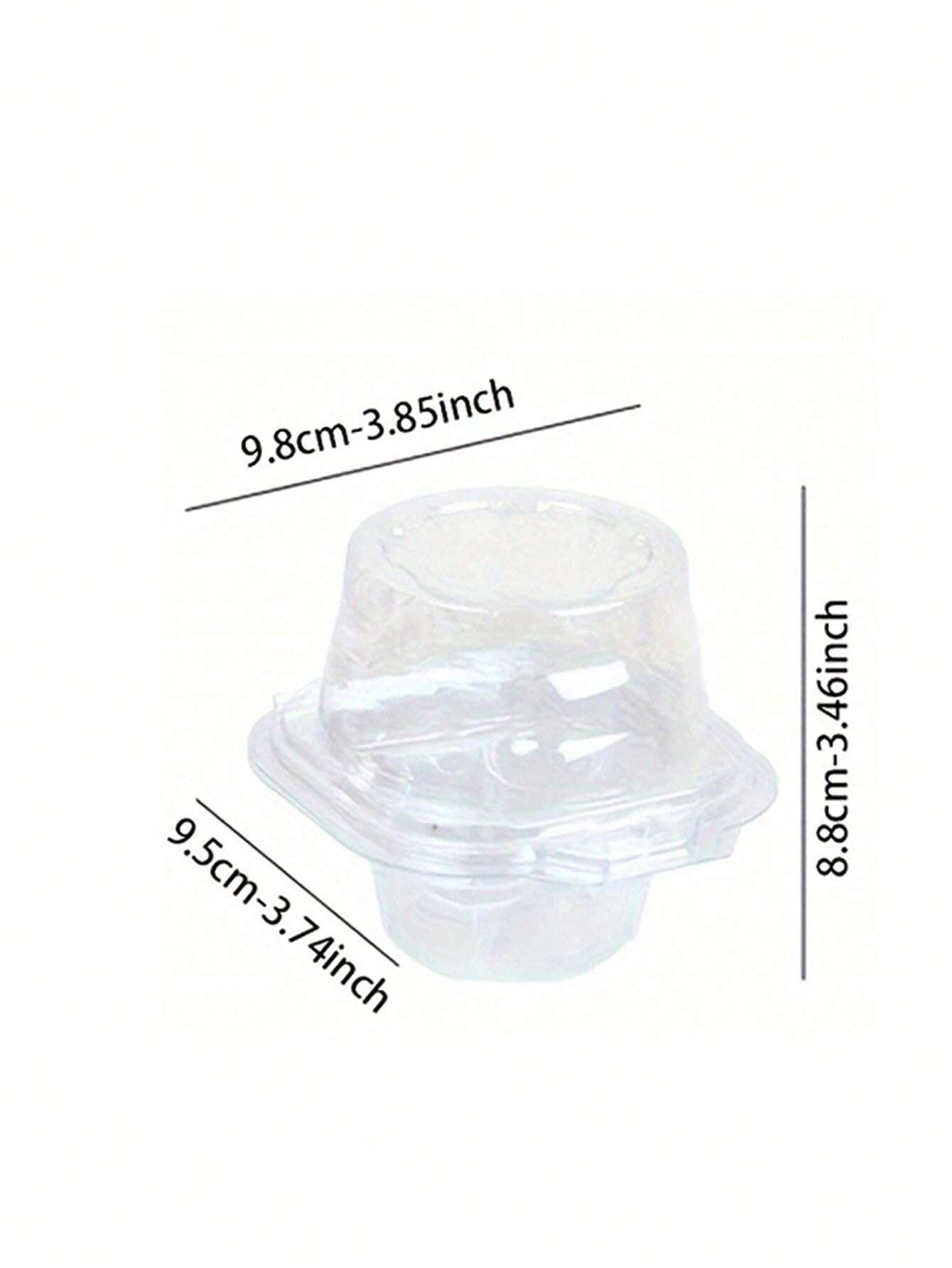Disposable Paper Cupcake Holders, Clear Plastic Cupcake Stand