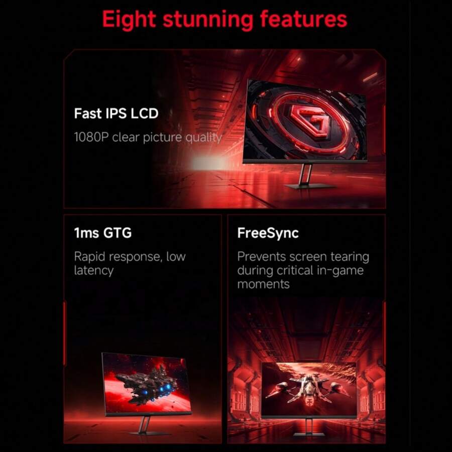 Xiaomi 24-Inch Gaming Monitor G24i, 99% SRGB 1920x1080 Display, 178 ...