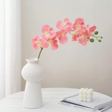 5 件/3 件/1 件人造兰花，9 朵大型逼真蝴蝶兰花茎，经典风格人造兰花花环，装饰丝绸蝴蝶兰，人造花枝适用于客厅家居装饰、酒店婚礼花艺布置、万圣节、中国新年的精美家居装饰，是情人节和母亲节送给女朋友和母亲的绝佳礼物，情人节、生日毕业礼物 - 彩色 - 查看 8