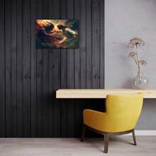 Jesus Canvas Wall Decor, Christian Cross Jesus Christian Religious Wall Art, Christian Jesus Wall Decor, Christian Pictures Wall Decor, Framed Religious Painting Bedroom Home Artwork Decor, Pine Frame 1.5 Inch Thick - XL-32x48 英寸 - 查看 9