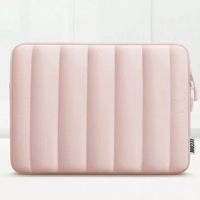 TECOOL Lightweight Waterproof Laptop Sleeve Bag, Suitable For 13/14 Inch Air Pro M1/M2/M3, 15 Inch Air M2/M3 (2023 Model), 13" Neo 2026, 13.5/14/15.6 Inch IdeaPad And Laptops, Pink