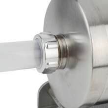 Sausage Filler Stainless Steel Homemade Sausage Machine With 4 Filling Tubes - 銀色 - 查看 6