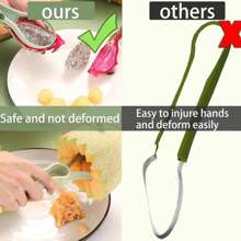 Bộ dụng cụ múc dưa lưới 3 trong 1, dụng cụ cắt dưa lưới, dụng cụ cắt lát, dụng cụ cắt trái cây bằng thép không gỉ, dụng cụ múc và nặn trái cây, dụng cụ múc dưa lưới, dụng cụ múc dưa lưới - Nhiều màu - Xem 3