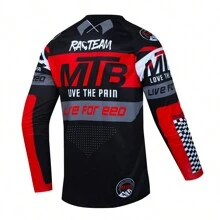 TELEYI 2026新款速降山地車MTB越野DH摩托車越野賽車運動上衣運動服 - 彩色 - 查看 3