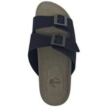 BR Sport Men's  Slide Flip Flops With Buckle Adjustment - màu đen - Xem 9