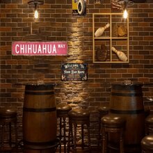 1 pezzo Insegna da bar in legno nero vintage personalizzata con testo personalizzato, design rustico - Decorazione per locale Hideaway, regalo ideale per uomini, 8x12 pollici