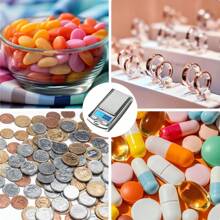 便携式汽车钥匙电子秤，0.01克迷你口袋秤，100克珠宝秤，微型称重设备 - 銀色 - 查看 6