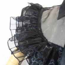 万圣节亚当角色扮演装扮女孩公主裙周三黑裙cos服装2023万圣节亚当连衣裙 - A - 查看 5