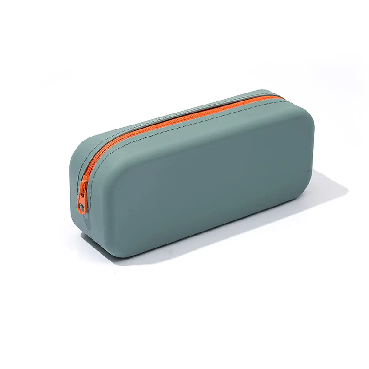 1 件简约风格大容量硅胶文具袋 - 彩色 - 查看 9