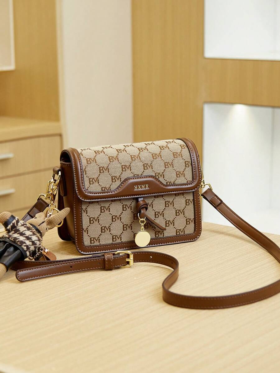 Modische Jacquard Muster Tragetasche für Frauen, Umhängetasche mit großer Kapazität, lässige hochwertige Handtasche für den Arbeitsweg, neue Damen Umhängetasche 2024