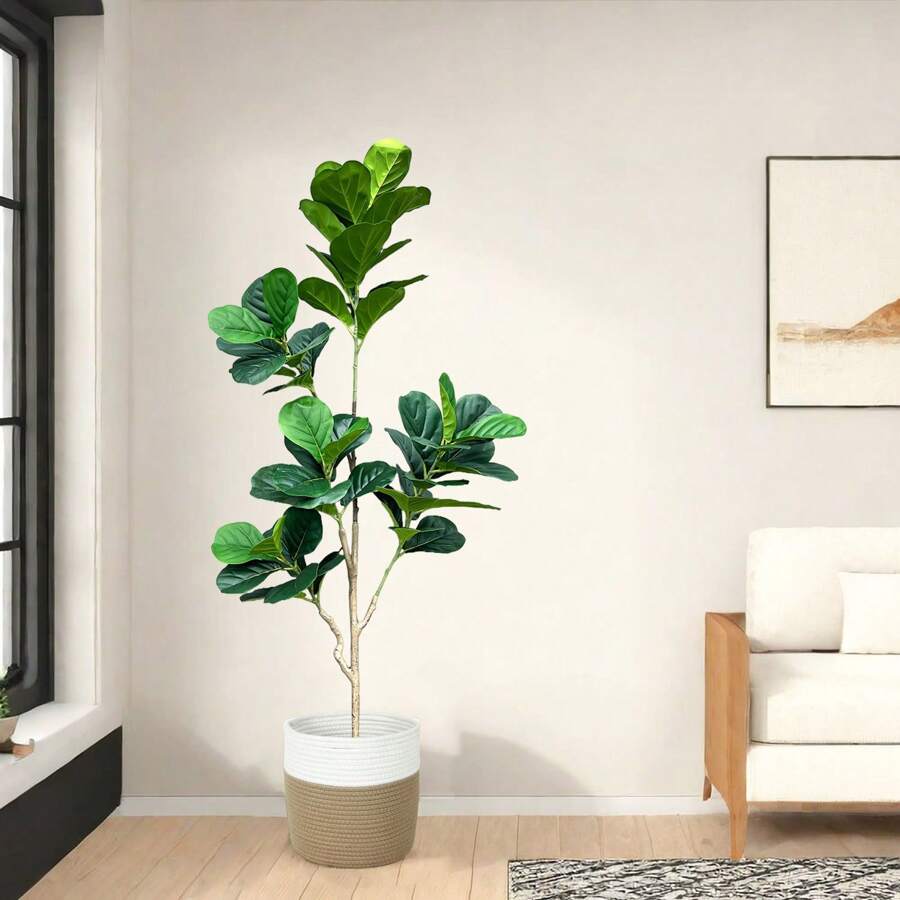 1pc 140170cm Large Artificial Plant Tree Branches Ficus Banyan Fake