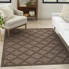 Easy Care 5' X 7' Brown Modern Rug - Brown - View 4