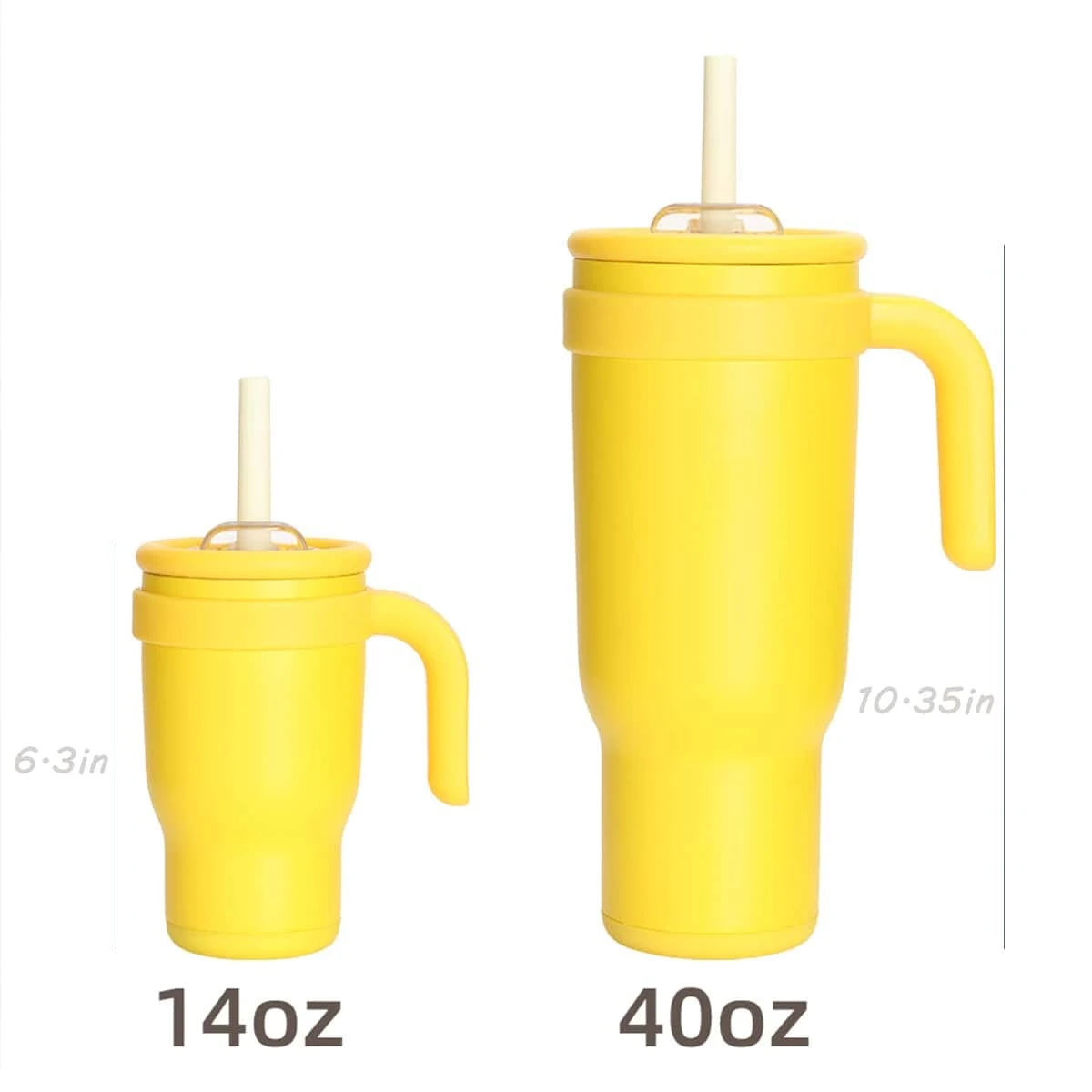 1pc, 14oz/40oz Stainless Steel Sports Water Bottle With Handle