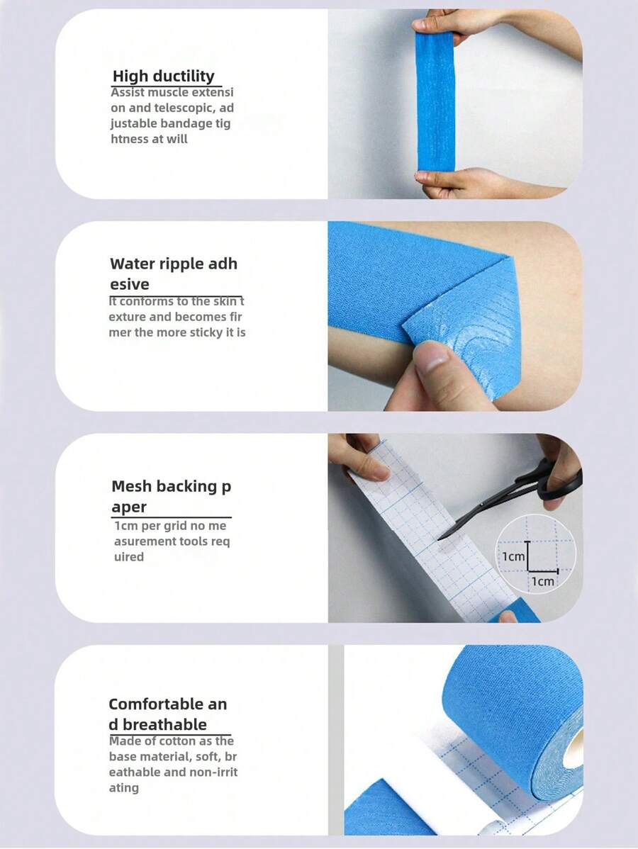 1pc Muscle Effect Patch, Athlete's Strain Bandage, Achilles Tendon