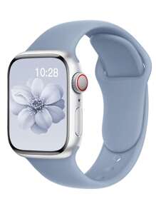 1 件运动硅胶表带，兼容 ，柔软、舒适、防水，铆钉扣表带，兼容 Series Ultra/11/10/9/8/7/6/5/4/3/Se，38/40/41/42/44/45/46/49 毫米替换表带，易于佩戴且可调节 - 38mm/40mm/41mm - 查看 30