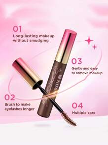 Kiss me 第三代丰盈卷翘防水睫毛膏，持久防晕染配方 - #02浪漫棕 - 查看 2