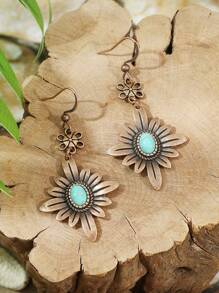 TopHanqi 25 par kolczyków z frędzlami w stylu vintage w kolorze brązowym z serii Maillard, kolczyki ze stopu, wiele stylów, lekkie, odpowiednie do codziennego noszenia przez kobiety, pasujące na imprezę, biżuteria w stylu boho, prezent świąteczny, pasujące do wszystkiego