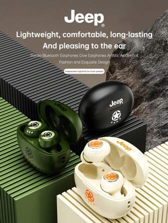  Jeep JP EW112 TWS 无线耳机 高保真高清 IPX5 防水耳机 音乐游戏耳机